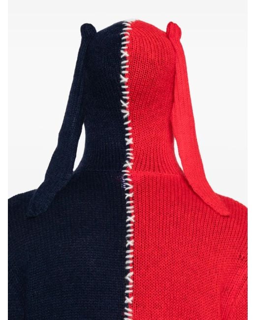 Charles Jeffrey Red Roll-Neck Sweater for men