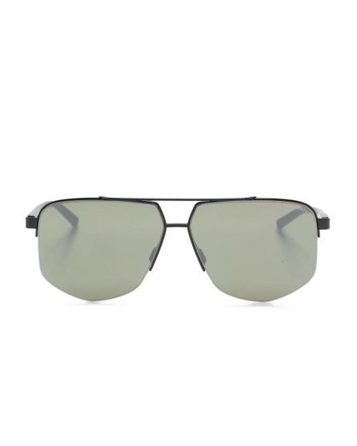 Porsche Design Gray P ́8943 Pilot-frame Sunglasses