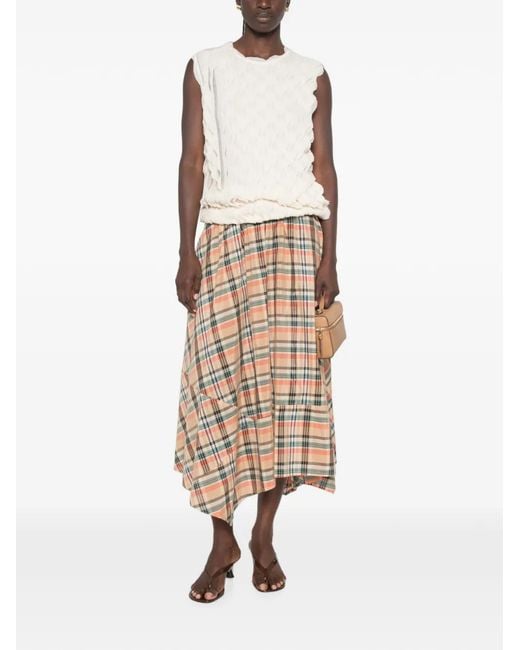 Ulla Johnson White Crew-Neck Top
