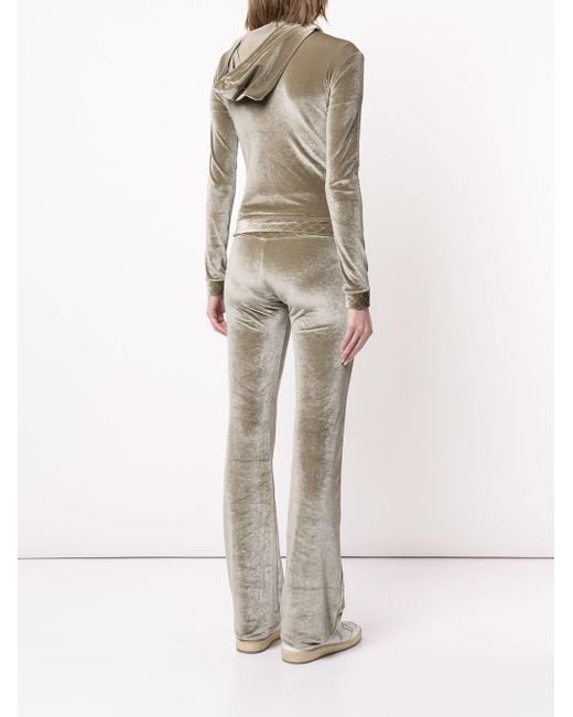 Chanel velvet tracksuit best sale