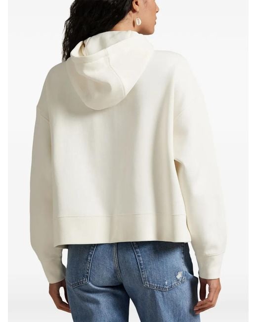 Polo Ralph Lauren White Zip-Fastening Hoodie
