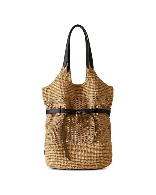 Borbonese Natural Grand Sac Porté Épaule Premiere