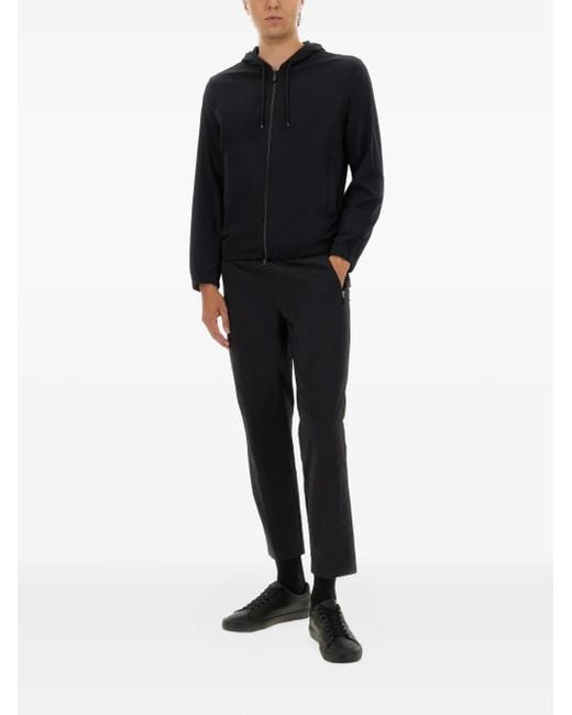 Boss Black Hooded Zip Jacket for men