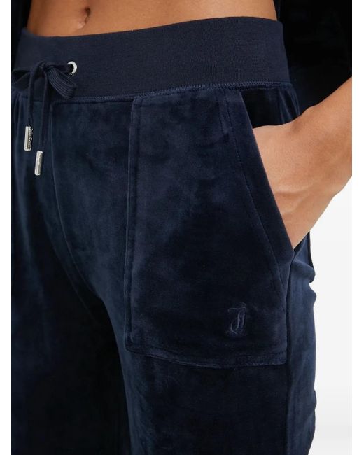 Juicy Couture Blue Jogginghose mit Velours-Taschen
