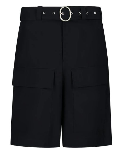 メンズ Jil Sander ベルテッド ショートパンツ Black