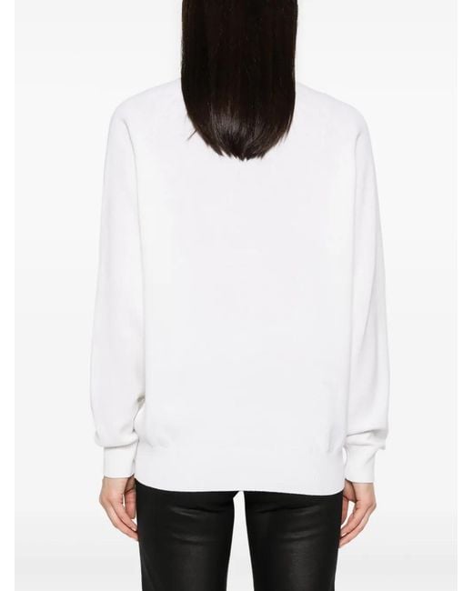 Givenchy White Cashmere Knitwear