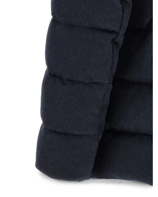 Moorer Blue Nolde-Ls9 Quilted Jacket for men