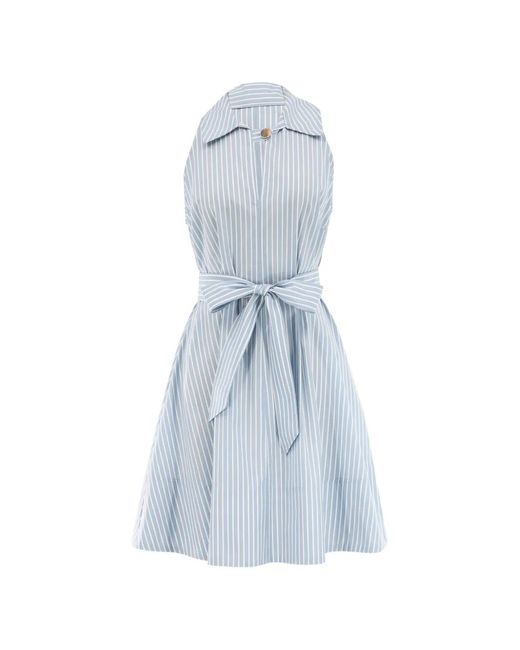 Veronica Beard Blue Florenz Mini Dress