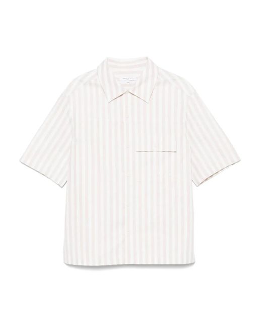 Maison Kitsuné White Short-Sleeve Shirt for men