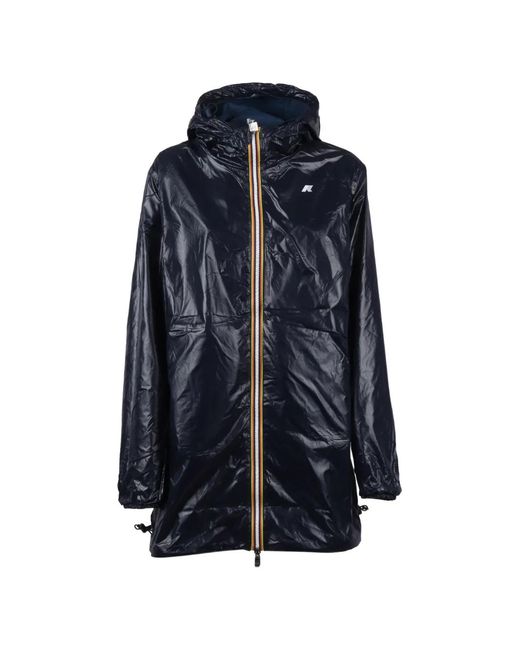 K-Way Blue Sophie Plus Hooded Jacket