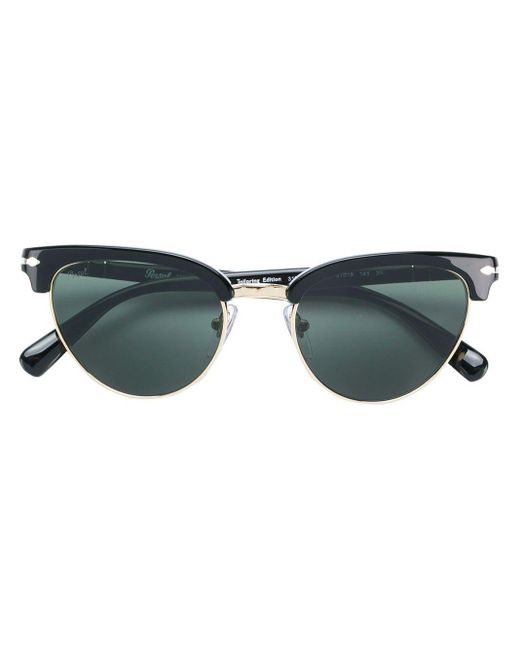 Cat eye frame sunglasses Persol en coloris Black