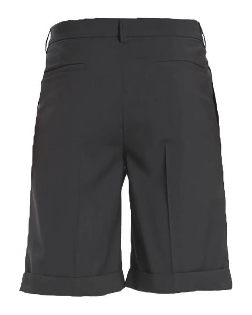 Barena Gray Pleated Tailored Shorts for men