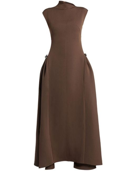Chats by C.Dam Brown Tulipa Dress