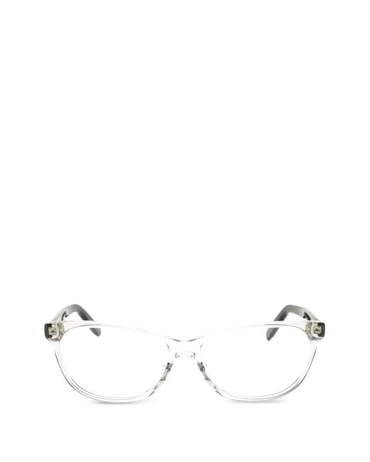 Gafas Con Montura Rectangular Marc Jacobs de color Natural