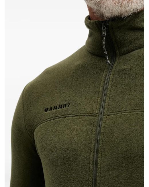 Mammut Green Innominata Light Ml Logo-Embroidered Zip-Up Jacket for men