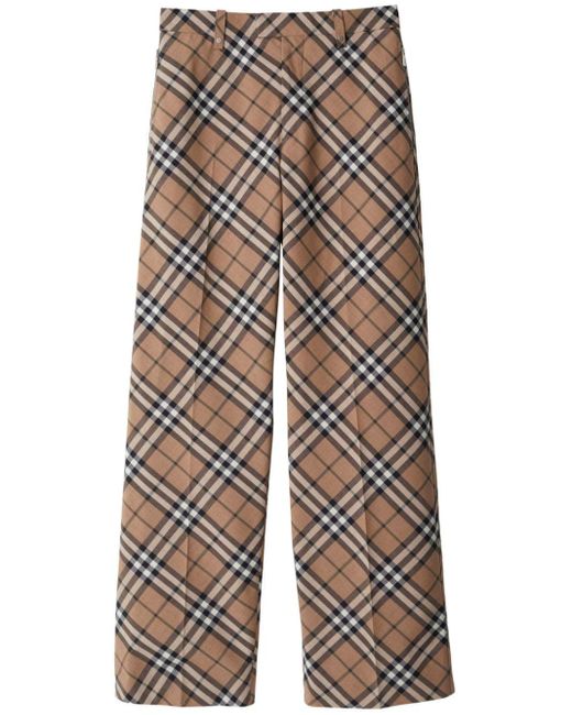 Pantalon De Costume A Carreaux Burberry pour homme Lyst