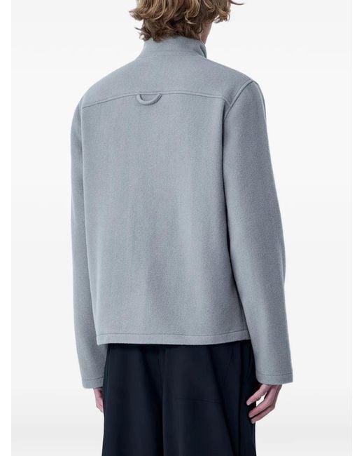 Rier Blue Full-Zip Fleece Jacket