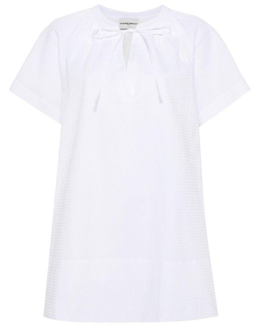 Claudie Pierlot Mouwloze Mini-jurk in het White