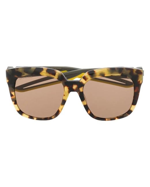 Balenciaga Natural Hybrid Square Sunglasses
