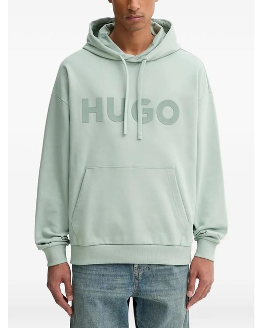 HUGO Hoodie mit Logo in Green für Herren