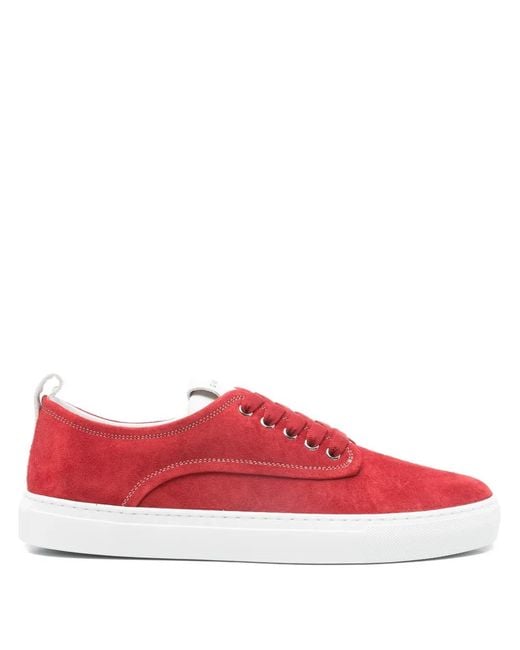 Givenchy Red Suede Sneakers for men