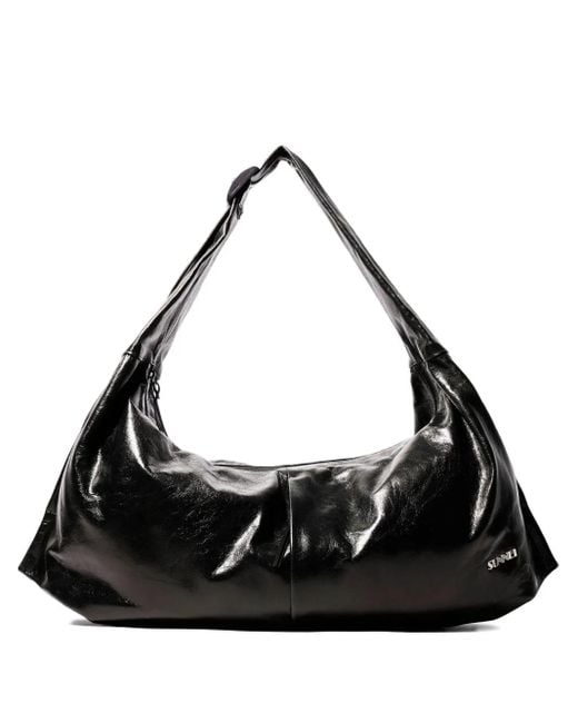 Sunnei Black Multitasking Shoulder Bag