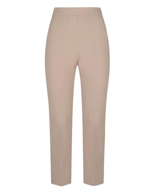 Max Mara Natural Tailored High-Waist Trousers