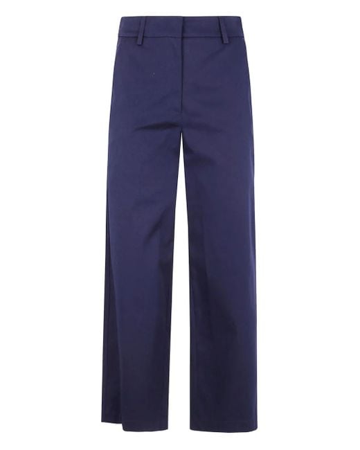 DR. HOPE Blue Straight-Leg Trousers