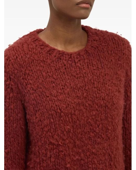 Gabriela Hearst Textured Crew-Neck Sweater