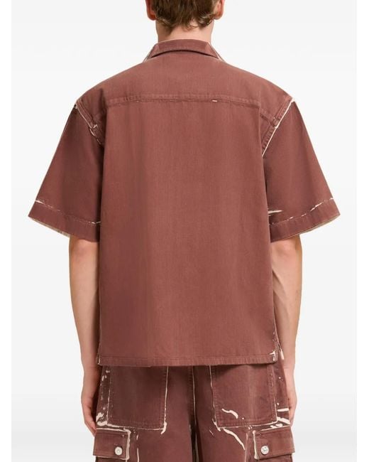 Marni Red Logo Shirt for men