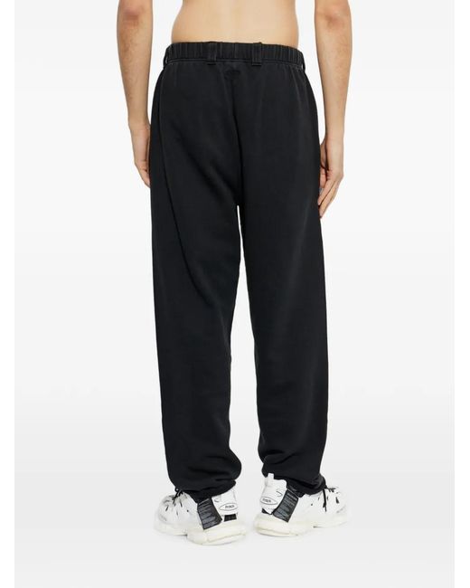 Vetements Black Elasticated-Waist Track Pants for men