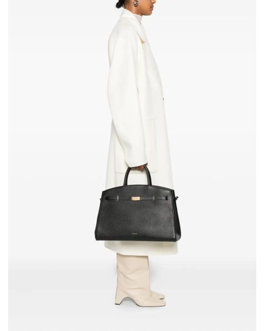DeMellier London Black Large The Hudson Clasp-fastening Tote Bag