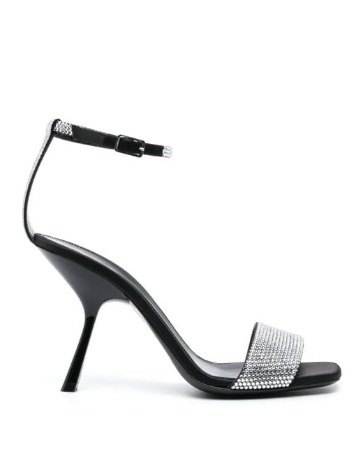 Sergio Rossi Black X Evangelie Smyrniotaki 110Mm Sandals