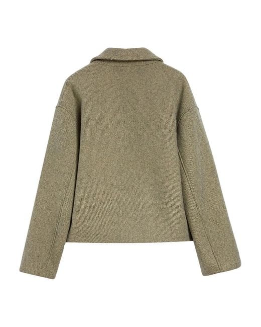 Chaqueta De Lana Jil Sander de hombre de color Green