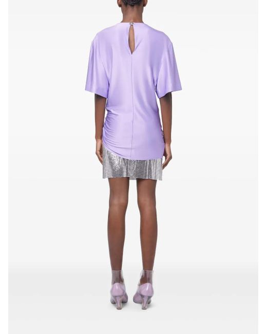 Rabanne Purple Jersey T-Shirt