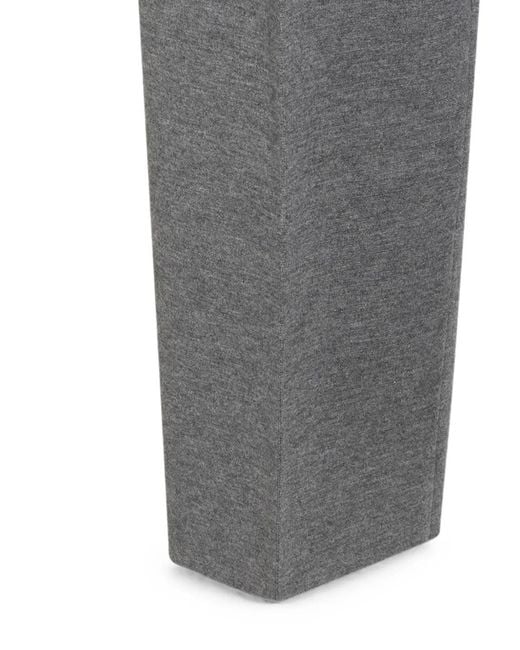 Malo Gray Elastic-Waistband Trousers for men