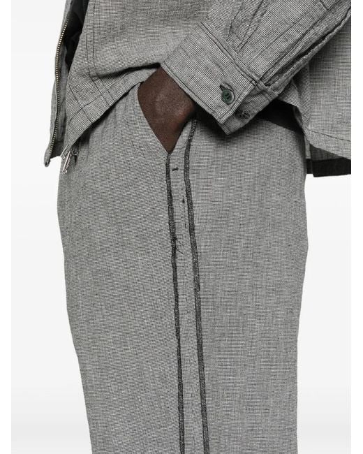 Undercover Gray Pantalon De Jogging À Motif for men