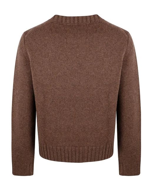 Studio Nicholson Brown Cree Sweater