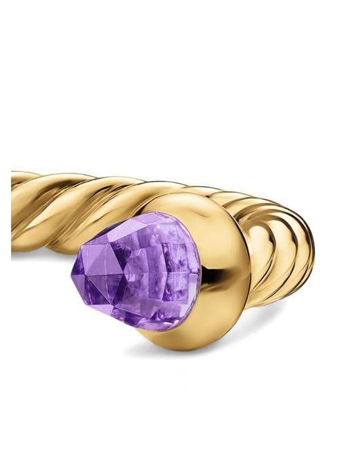 David Yurman Metallic Micro Cablespira Flex Open Ring