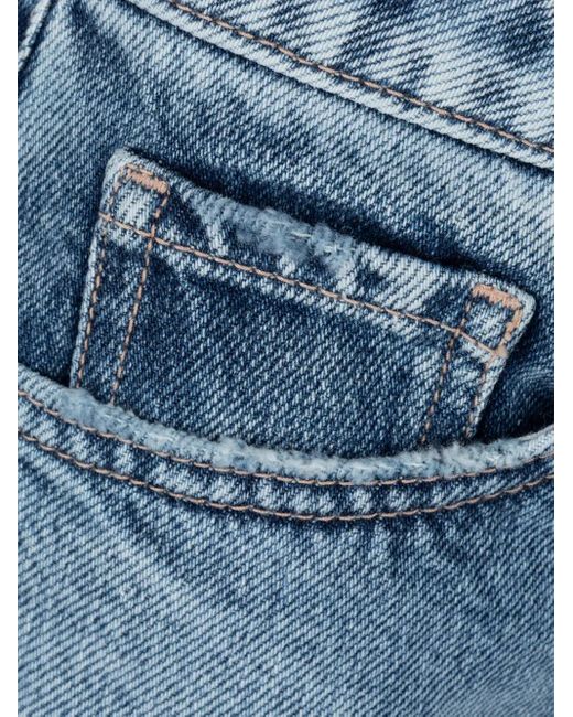 ICON DENIM Blue Distressed Shorts