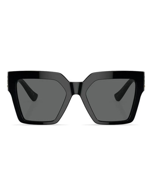 Versace Black Square-Frame Sunglasses