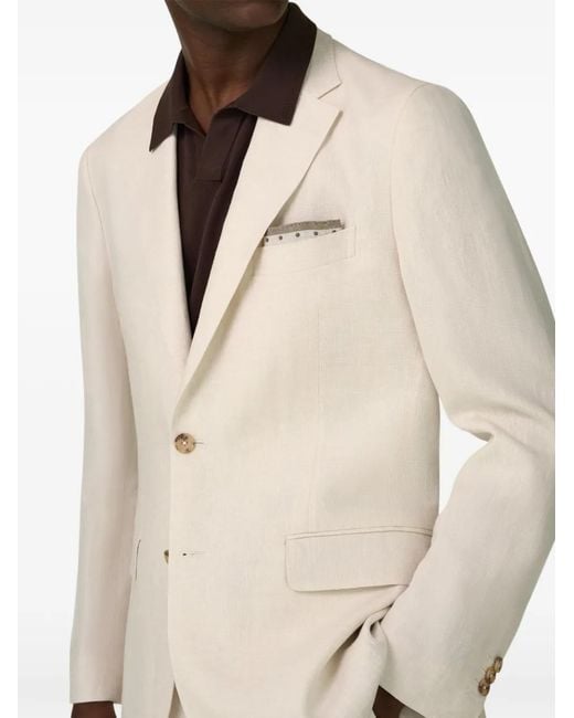 Boggi White Pure Linen Suit for men