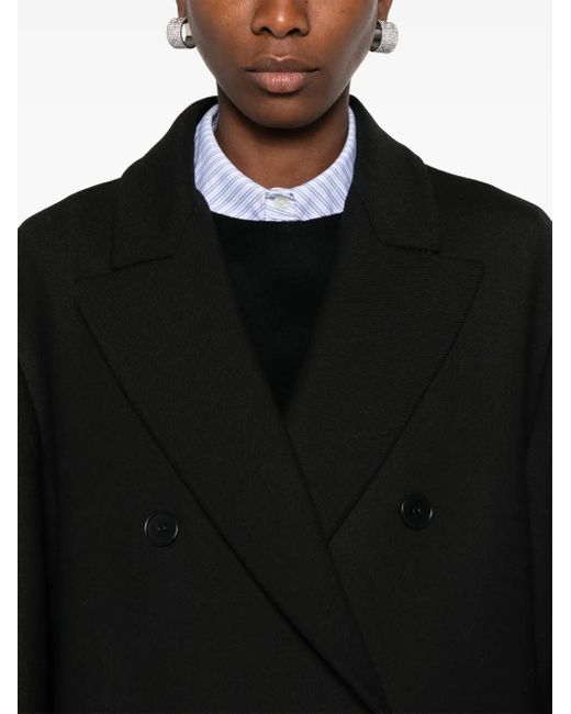 P.A.R.O.S.H. Black Paffuto Coat
