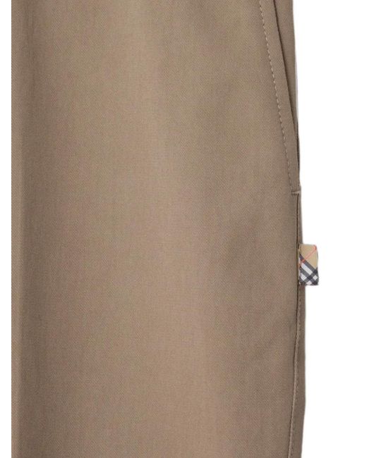 Burberry Natural Chinos Tapered Pants for men