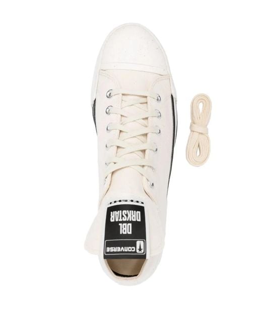 Converse Natural Neutral Oversized-tongue Platform Sneakers - Unisex - Rubber/canvas