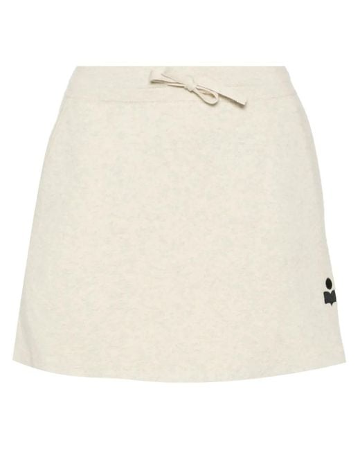 Isabel Marant Natural Amaline Mini Skirt