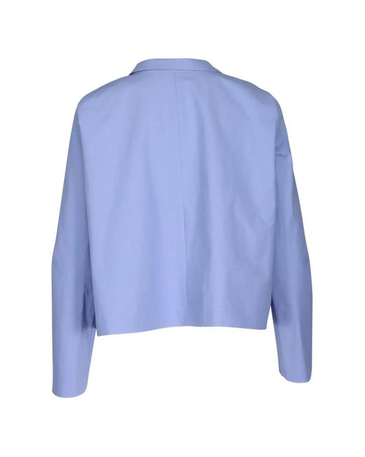 Peter Cohen Blue Long-Sleeve Blouse