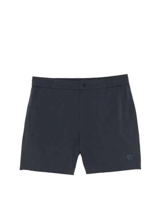 People Of Shibuya Blue Logo-Patch Swim Shorts for men