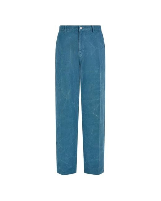 Ferragamo Blue Workwear Trousers for men