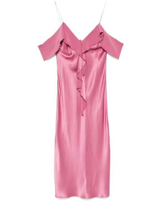 Abito Midi Sense Of Shine di Dorothee Schumacher in Pink